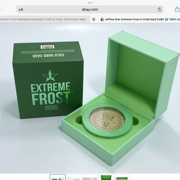 Jeffree Star Extreme Frost in Hard Cold Frost .247 oz - Picture 2 of 4